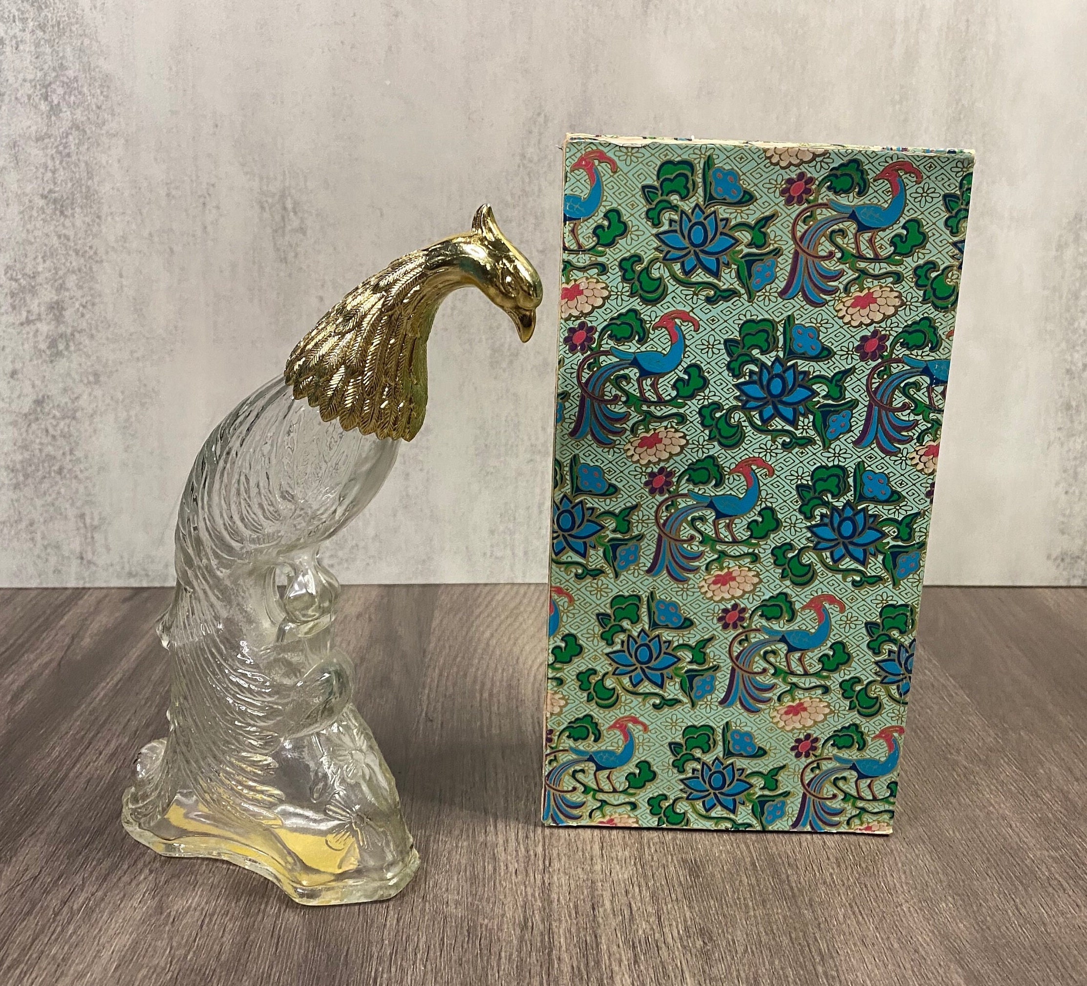 Bird of Paradise par AVON – Semi-Ambré Fleuri (1969)