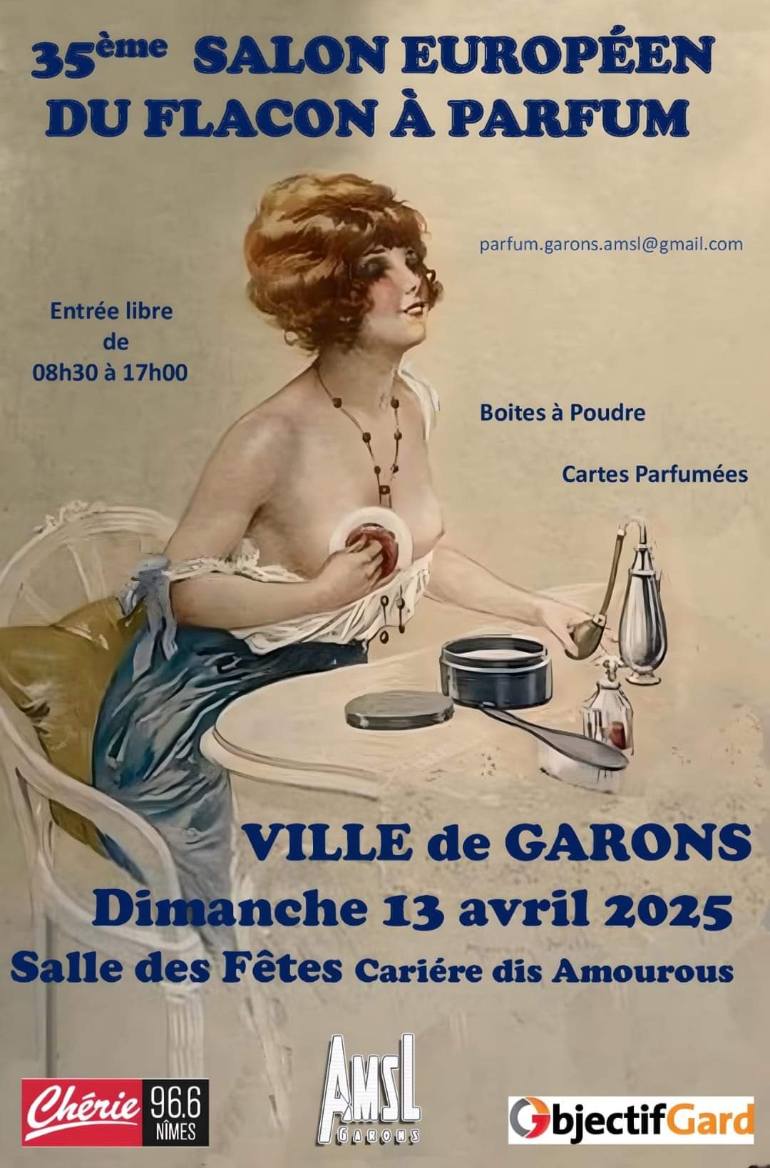 SALON DU FLACON DE PARFUM DE GARONS LE 13 AVRIL 2025